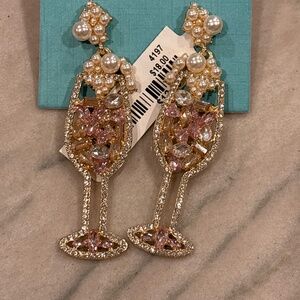 Champagne Flute Earrings - Piper K - Cheers